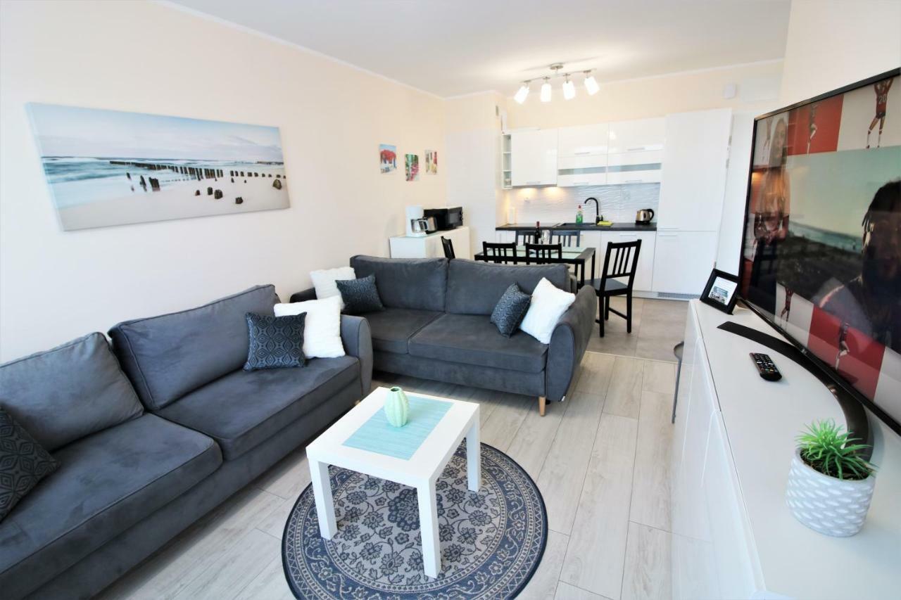 Apartament Superior Pastelowy Przy Plazy Kolobrzeg Dış mekan fotoğraf