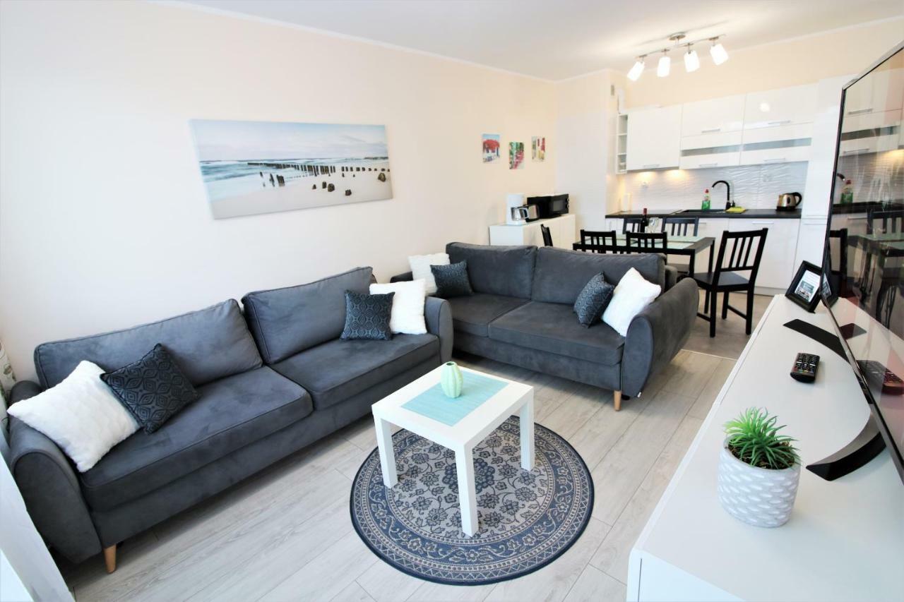 Apartament Superior Pastelowy Przy Plazy Kolobrzeg Dış mekan fotoğraf